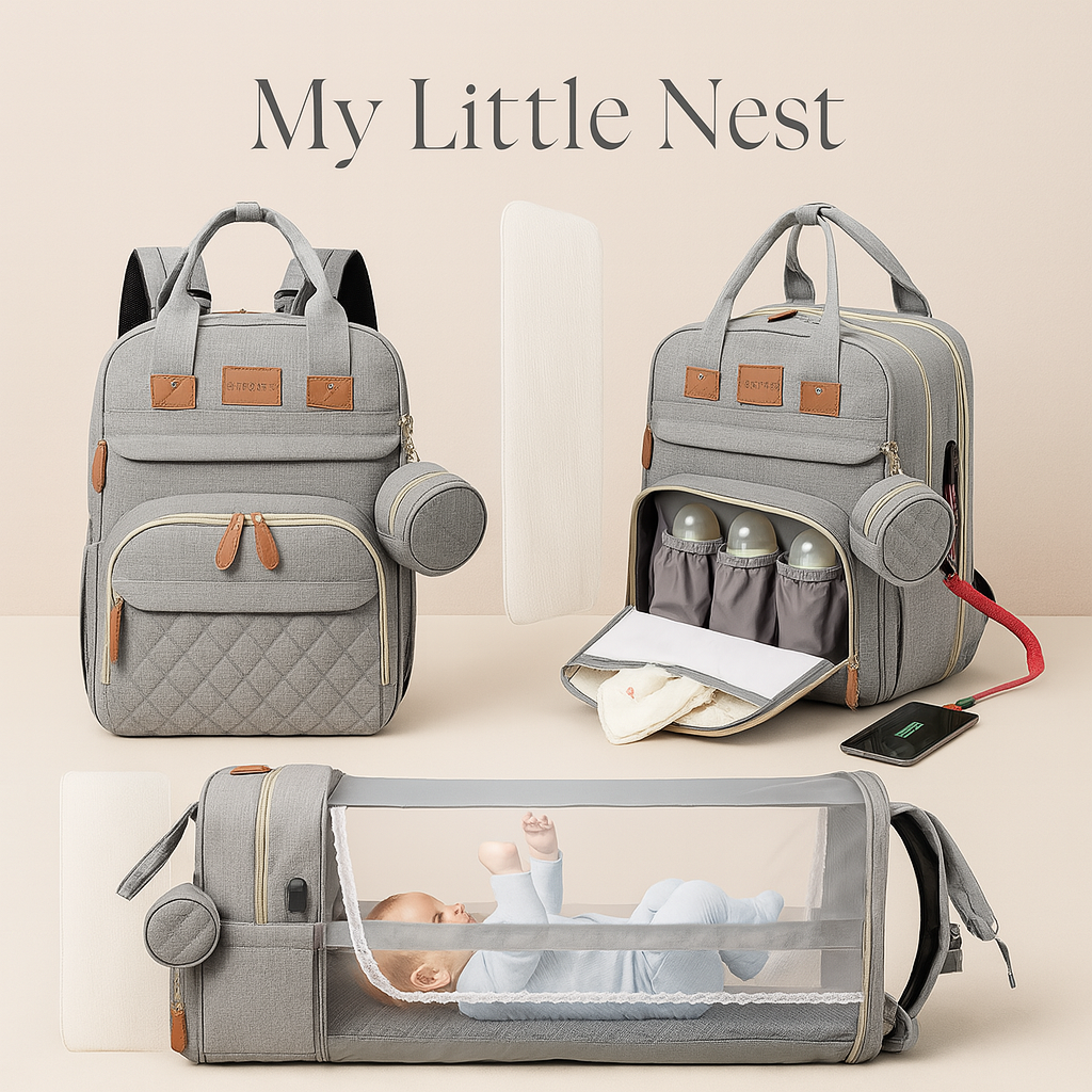Sac à langer "Baby Traveler™" - My Little Nest ☀️ SOLDES D’ÉTÉ -25% ! 👶