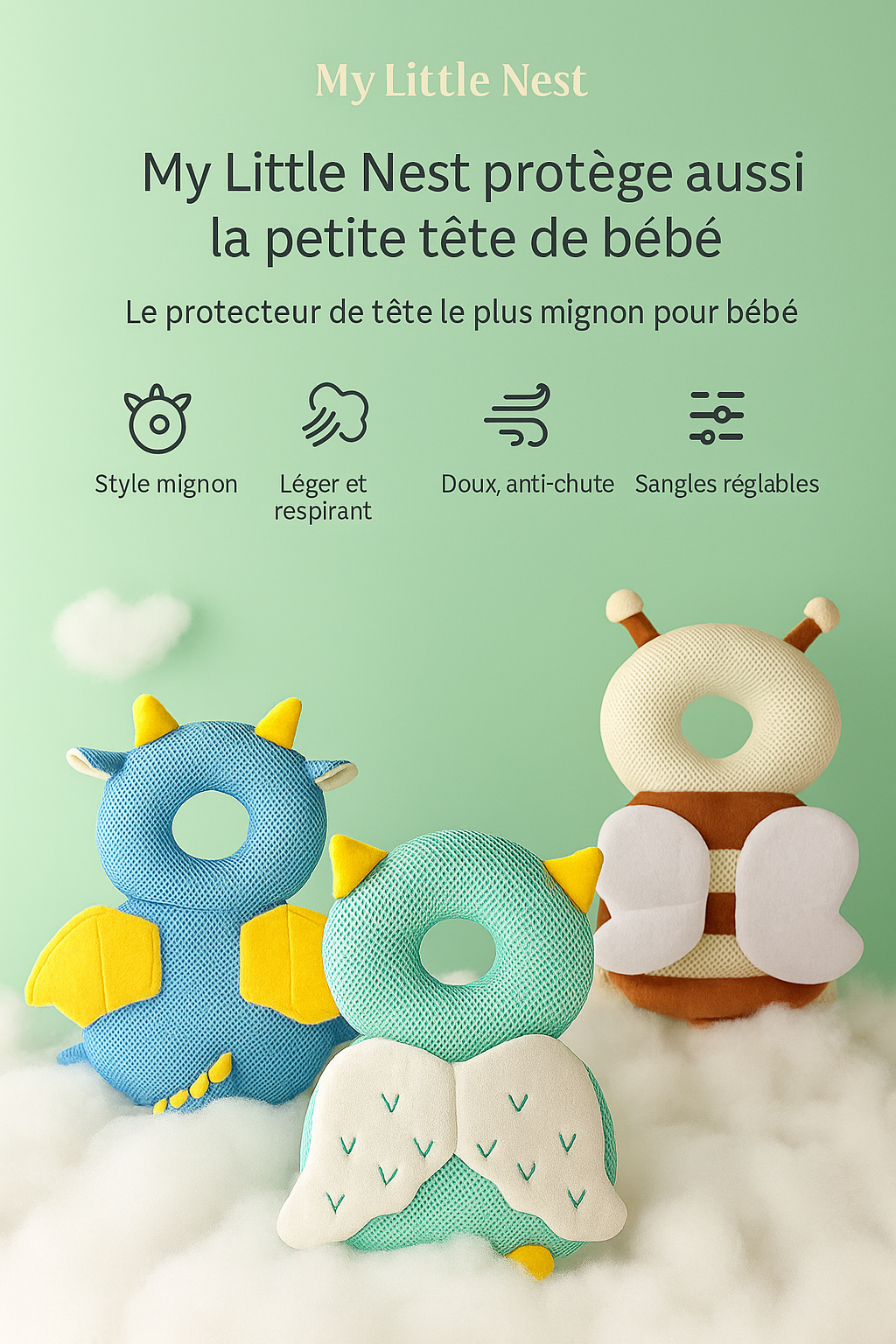 Coussin protecteur "Baby Shield™" - My Little Nest