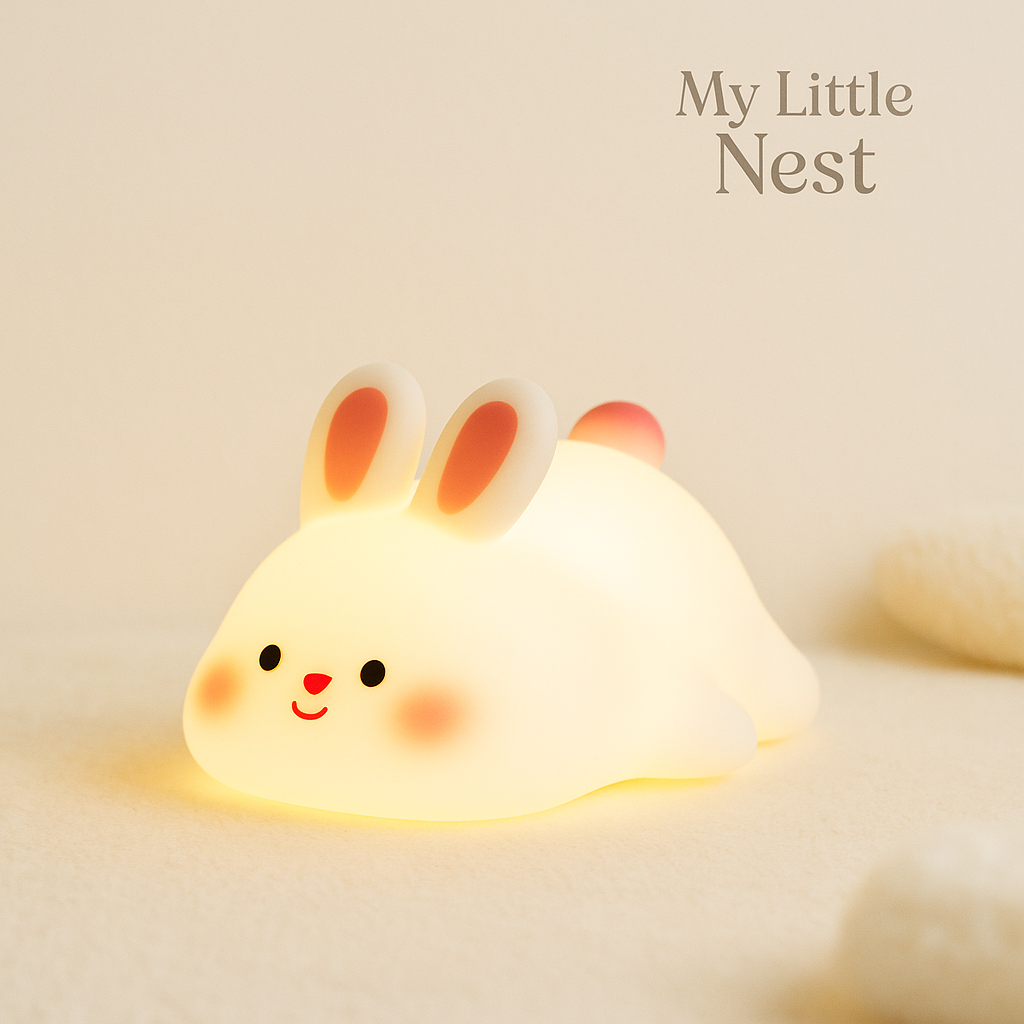 Veilleuse Bébé Panda - My Little Nest : Le Compagnon Idéal pour des Nuits Paisibles