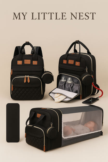 Sac à langer "Baby Traveler™" - My Little Nest ☀️ SOLDES D’ÉTÉ -25% ! 👶
