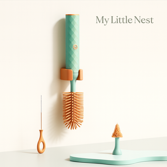 MLNBrush™ – My Little Nest : La Brosse Électrique Qui Nettoie Vos Biberons en 10 Secondes